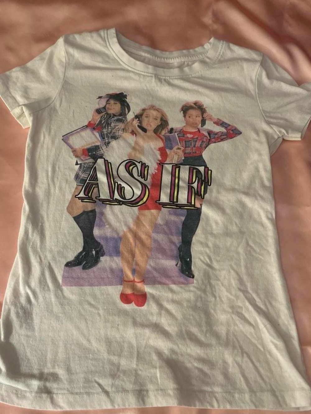 As If Graphic Short Sleeve Tee - White
